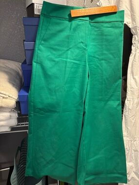LOFT Bright Emerald Green Trousers